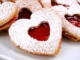 Risultati immagini per linzer cookies with raspberry jam