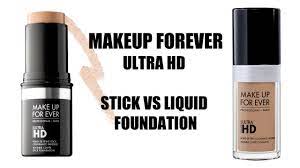 makeup forever ultra hd stick vs liquid
