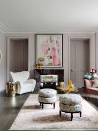dusty pink parisian inspired living room