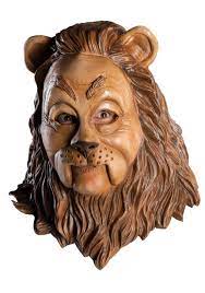 cowardly lion costume mask authentic