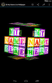 3d my name live wallpaper apk for