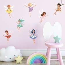 Colourful Fairy Wall Stickers Fairy