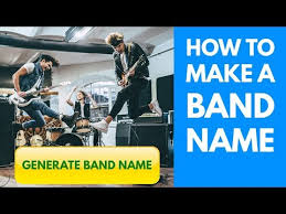 But the internet changed all that. Band Name Generator Music Industry How To