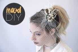 Sometimes we create diy's that nobody knows they want (yet). Mood Diy How To Make Your Own Birdcage Veil Mood Sewciety