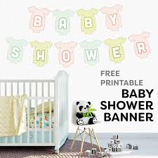 printable baby shower banners free