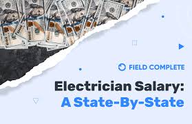 electrician salary a state by state