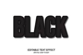 Black Color Text Effect Graphic By Ve Art09 Creative Fabrica