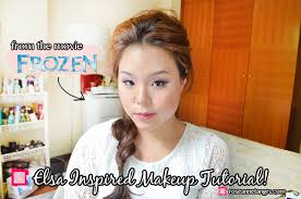 frozen elsa inspired makeup tutorial
