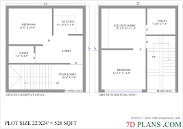 House Plan Of 22 Feet By 24 Feet 59
