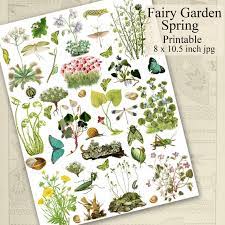 Spring Fairy Garden Printable