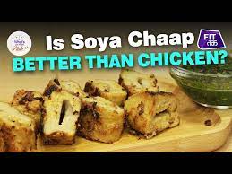 what s healthier en or soya chaap