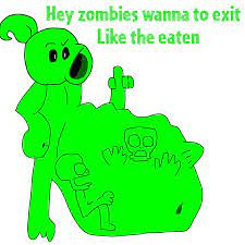 Peashooter ate zombies vore by Mimmaxivore -- Fur Affinity [dot] net