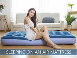 sleep on an air mattress long term