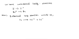 Write A Balanced Overall Reaction Given