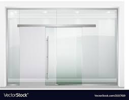 Sliding Glass Partition Royalty Free