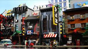 Downtown Ninjago | Lego ninjago city, Lego modular, Cool lego creations