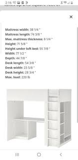 Ikea Loft Bunk Bed With Desk And