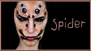 spider face makeup tutorial for