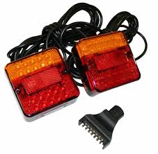 Led Trailer Tail Lights Kit Stop Tail Indicator 12v Adr Approved Submersible Tru