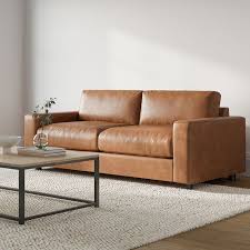 urban leather sofa 73 85 west elm