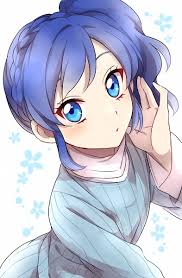 Résultat de recherche d'images pour "anime girl with blue hair"