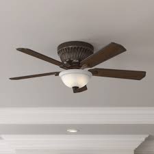 From light shield to ceiling, black flush mount ceiling fan is usually required height to ceiling is less than 35cm. Hunter Fan 54 Chauncey 5 Blade Flush Mount Ceiling Fan With Remote Control And Light Kit Included Reviews Wayfair