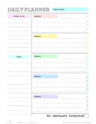 Cute Weekly Calendar Template Agenda Diy Planner Templates
