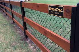 build a wood fence with metal posts