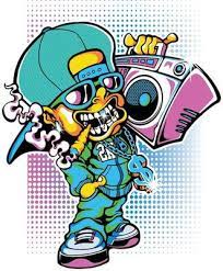 hip hop character vector art icons