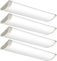 Ideas for replacing a kitchen fluorescent light fixture. Faithsail 4ft Led Light Fixture Dimmable 80w 8800lm Kitchen Lighting Flush Mount 4000k Warm White 4 Foot Led Light Fixtures Ceiling For Craft Room Laundry Replace For Fluorescent Version 4 Pack
