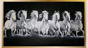 seven horses painting vastu