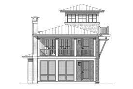 Coastal Home Plan Viewing Tower 3 Bed