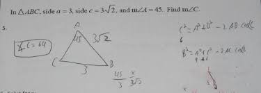 Trigonometry Find The Missing Angle