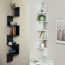 5 tiers wall corner artistic shelf