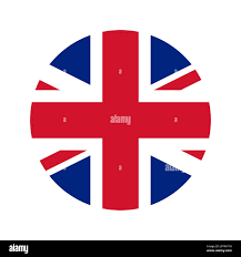 united kingdom flag icon isolate for