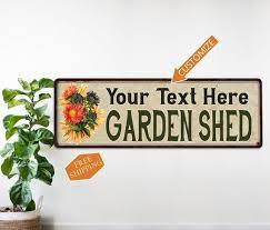 Sign Greenhouse Signs Gardening Decor