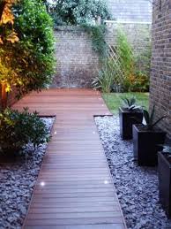 25 catchy and cozy wooden garden paths