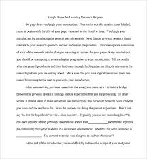 Research Paper Proposal Outline Allstar Construction sample research paper proposal template free documents in pdf