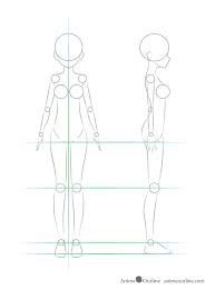 how to draw anime body step by