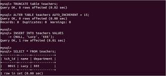 how to use mysql auto increment