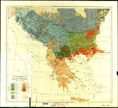 ethnographical map of the balkans