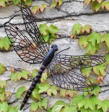 Large Metal Dragonfly Wall Art The
