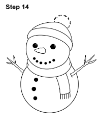 The most adorable snowman directed drawing activity. How To Draw A Snowman