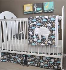 Elephant Crib Bedding Baby Nursery