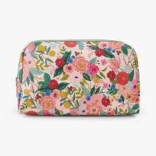 pottery barn paper co garden party large cosmetic pouch