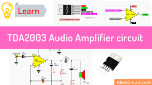 tda2003 10w audio lifier circuit