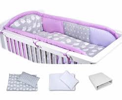 6 Elements Bedding Set For Crib With