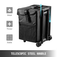 soft sided rolling makeup trolley train