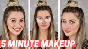 5 minute makeup tutorial quick easy