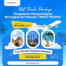 paket tour manado singapore by